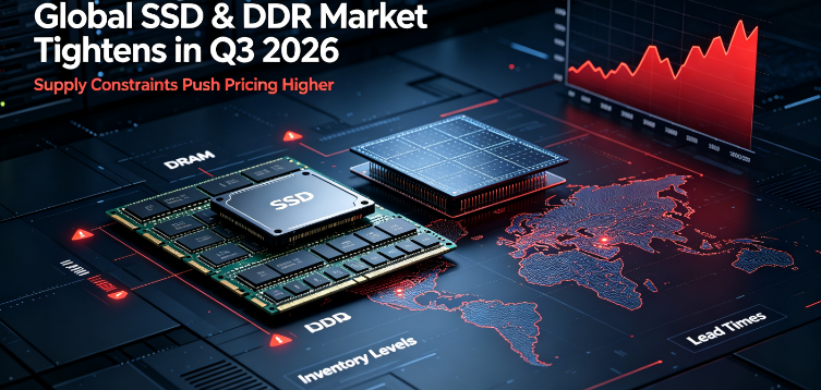 Prețurile globale pentru SSD și DDR au crescut în T3 2026 pe fondul unei aprovizionări strânse determinate de AI; GUDGA menține o aprovizionare stabilă pentru partenerii globali B2B